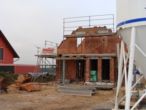 9. Oktober 2008: Der Bauplatz ist aufgerumt.