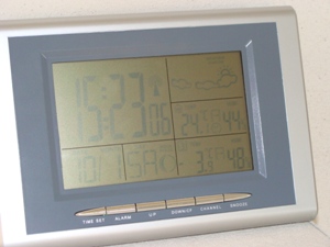 10. Januar: Am Ende des Etrichaufheizens fllt die Raumtemperatur von 27 auf 24 Celsius. Im Haus betrgt die Luffeuchtigkeit 44 Prozent.